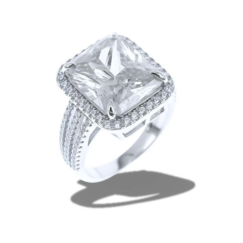 Anello Bianco Diamante