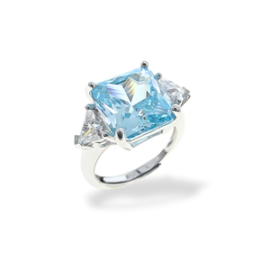 Anello Azzurro Acquamarina AN002AA