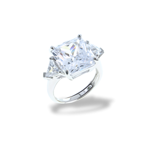 Anello Bianco Diamante AN002BD
