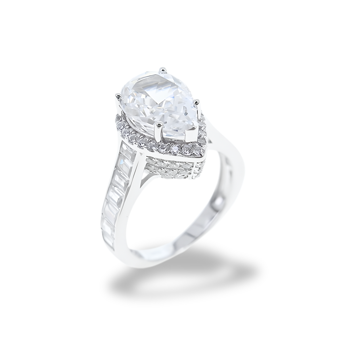 Anello Bianco Diamante