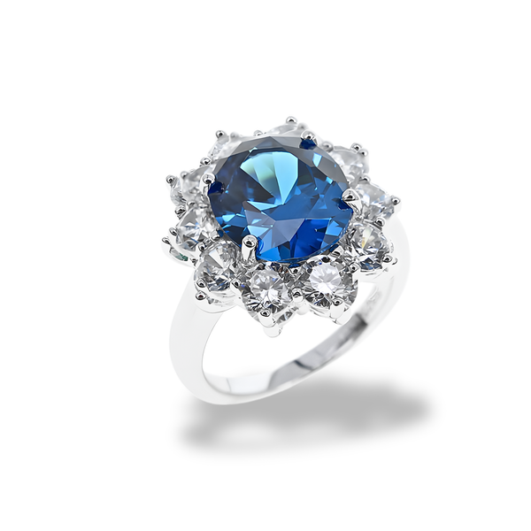 Anello Blu Zaffiro AN011BZ