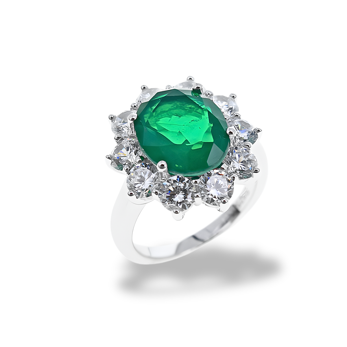 Anello Verde Smeraldo AN011VS