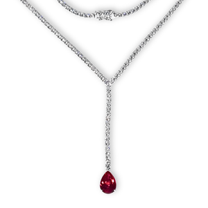 Collana Rosso Rubino