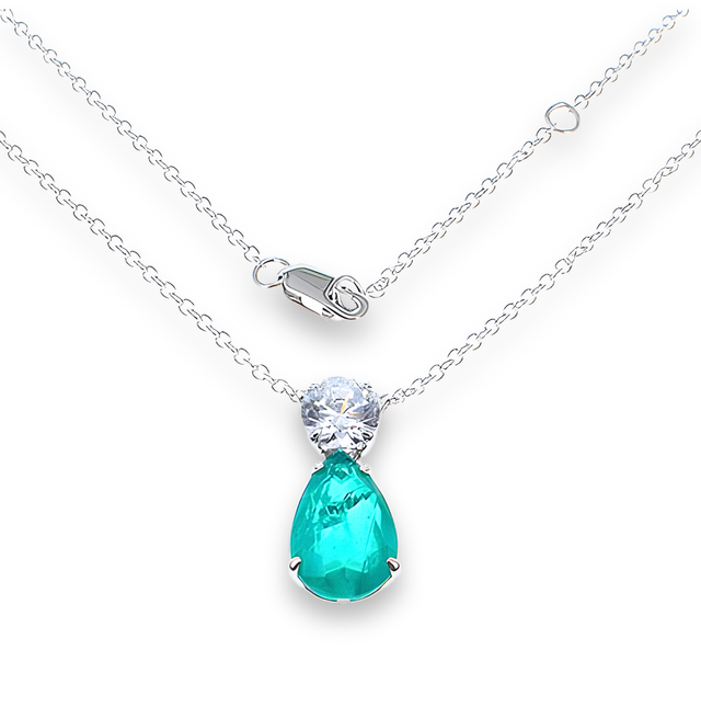 Collana Verde Paraiba CL006VP