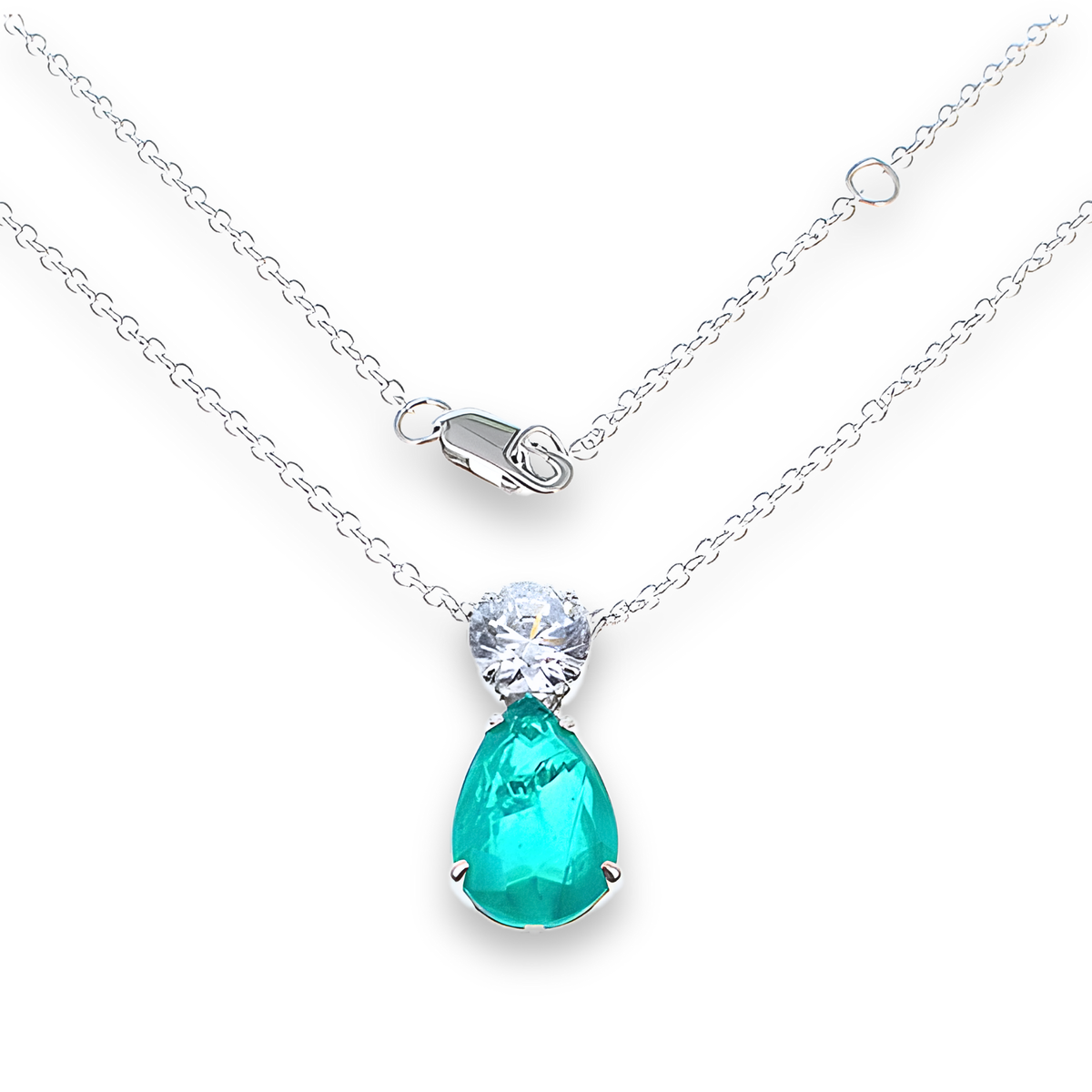 Collana Verde Paraiba CL006VP