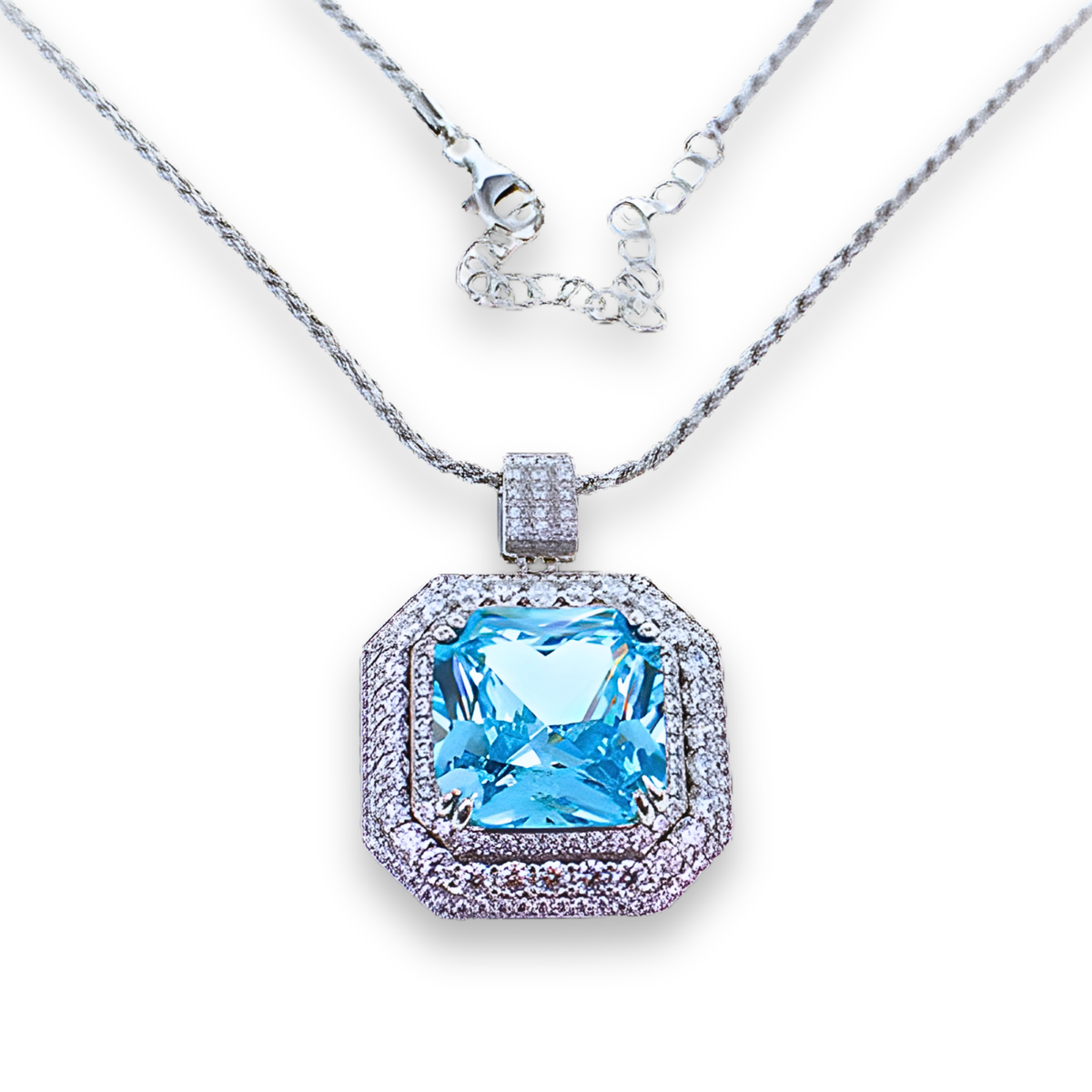 Collana Azzurro Acquamarina CL008AA