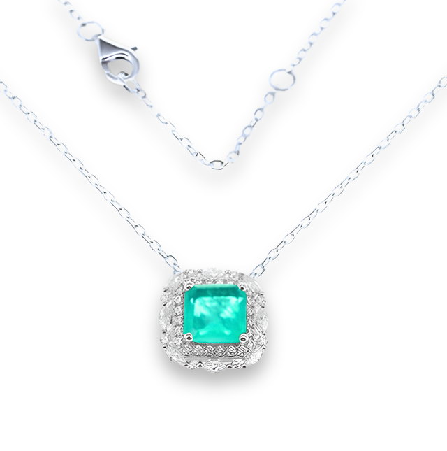 Collana Verde Paraiba CL010VP