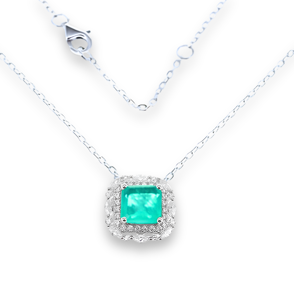 Collana Verde Paraiba CL010VP