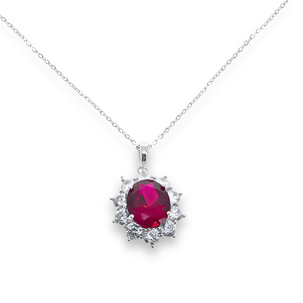 Collana Rosso Rubino