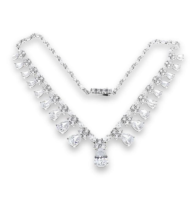 Collana Bianco Diamante CL051BD