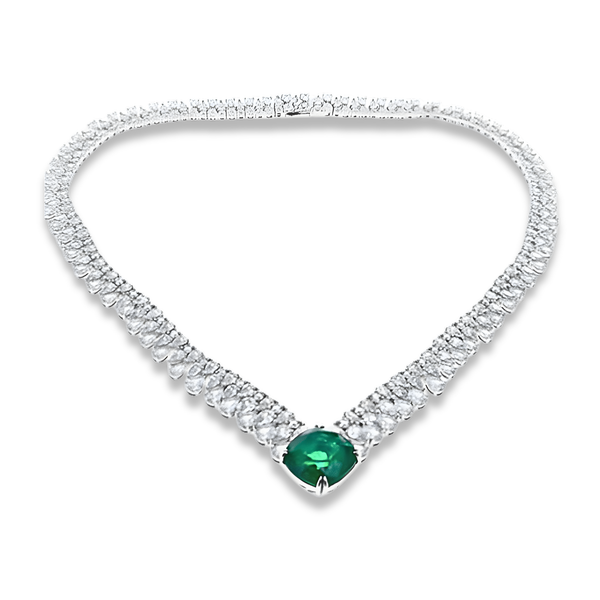 Collana Verde Smeraldo CL101VS