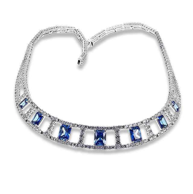 Collana Blu Zaffiro CL102BZ