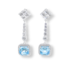 Orecchini Azzurro Acquamarina