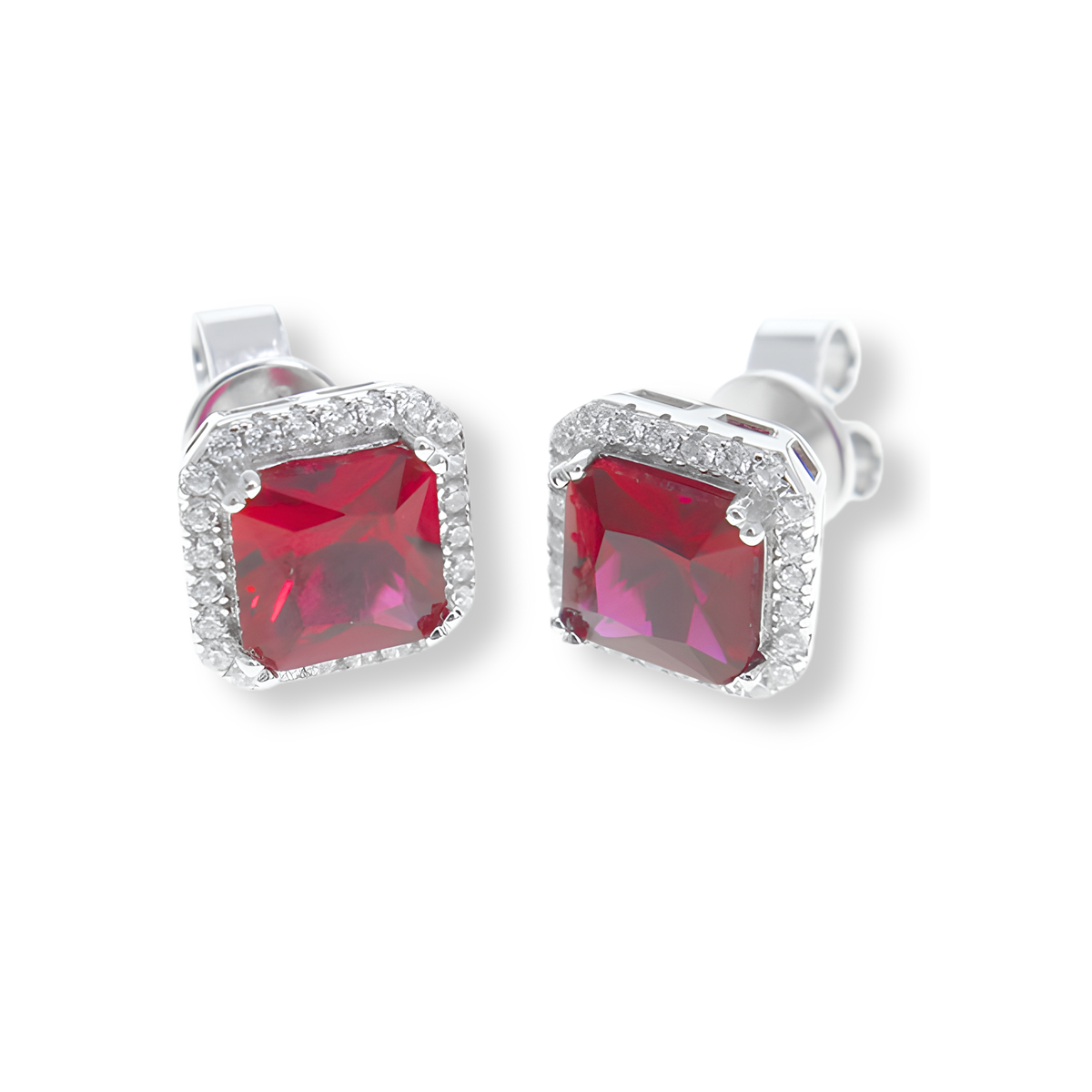 Orecchini Rosso Rubino