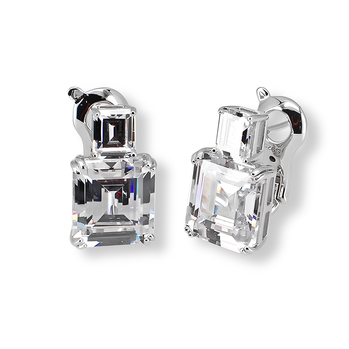 Orecchini Bianco Diamante