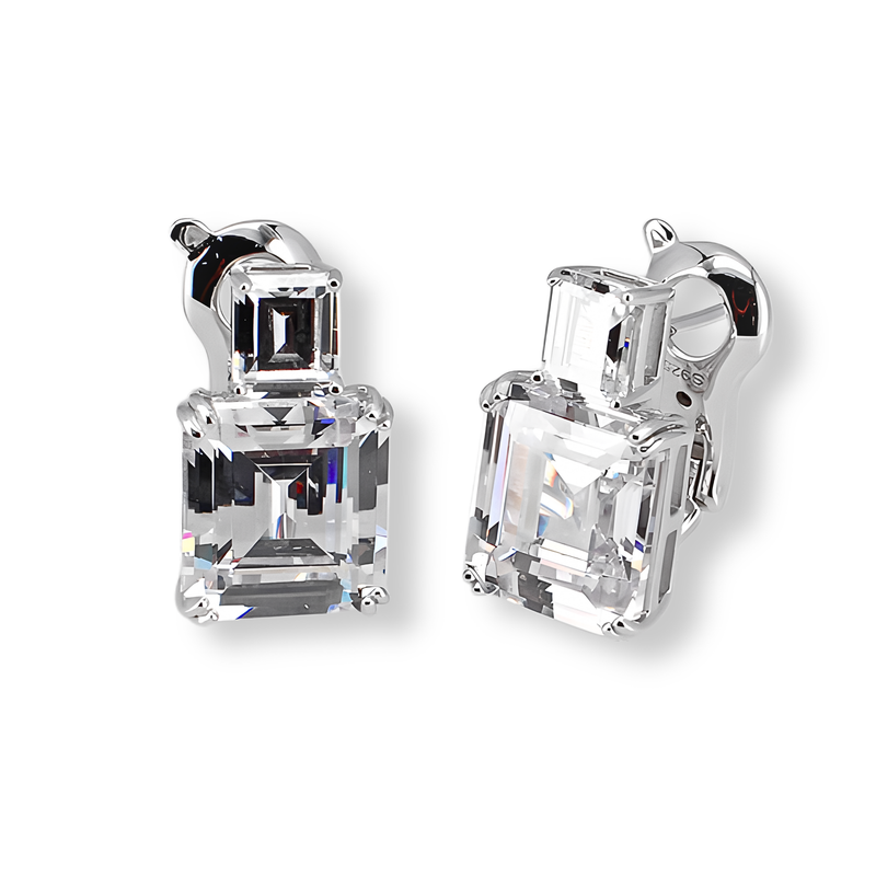 Orecchini Bianco Diamante