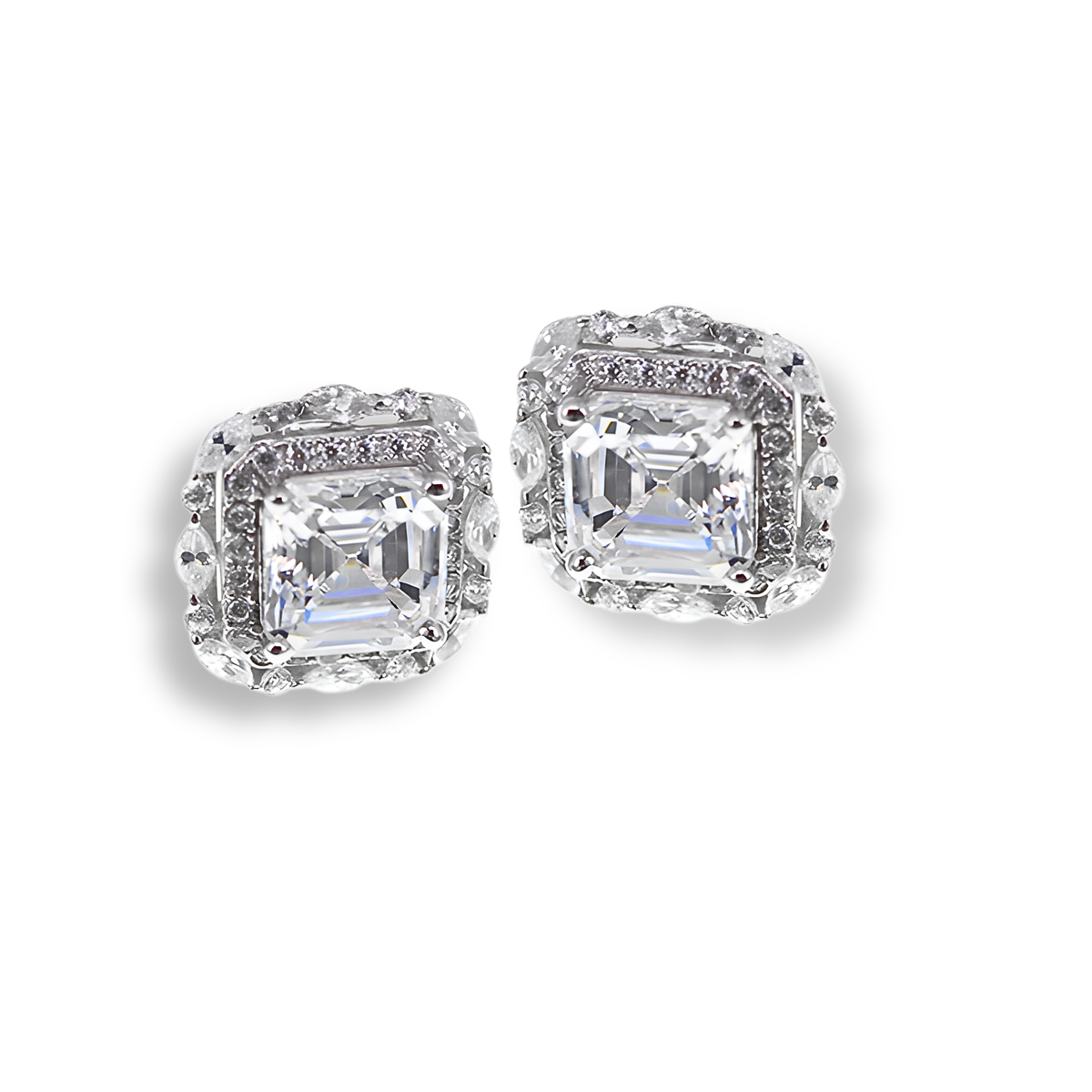 Orecchini Bianco Diamante