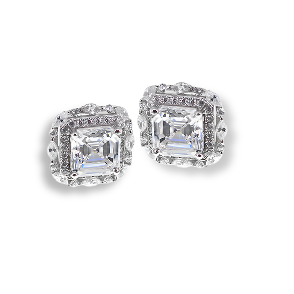 Orecchini Bianco Diamante