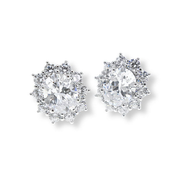 Orecchini Bianco Diamante