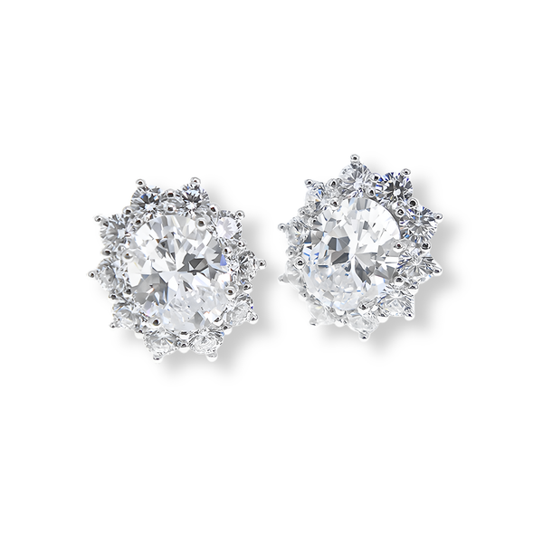 Orecchini Bianco Diamante