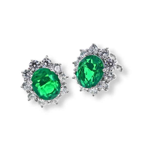 Orecchini Verde Smeraldo