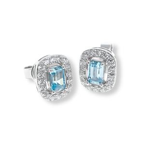 Orecchini Azzurro Acquamarina