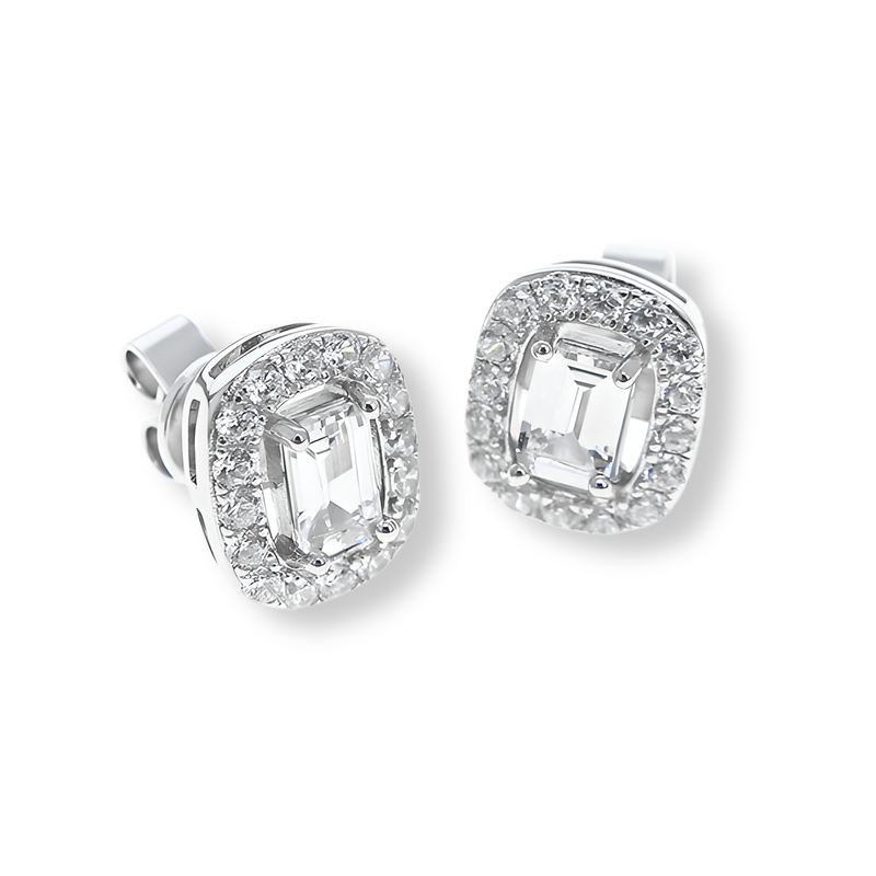 Orecchini Bianco Diamante