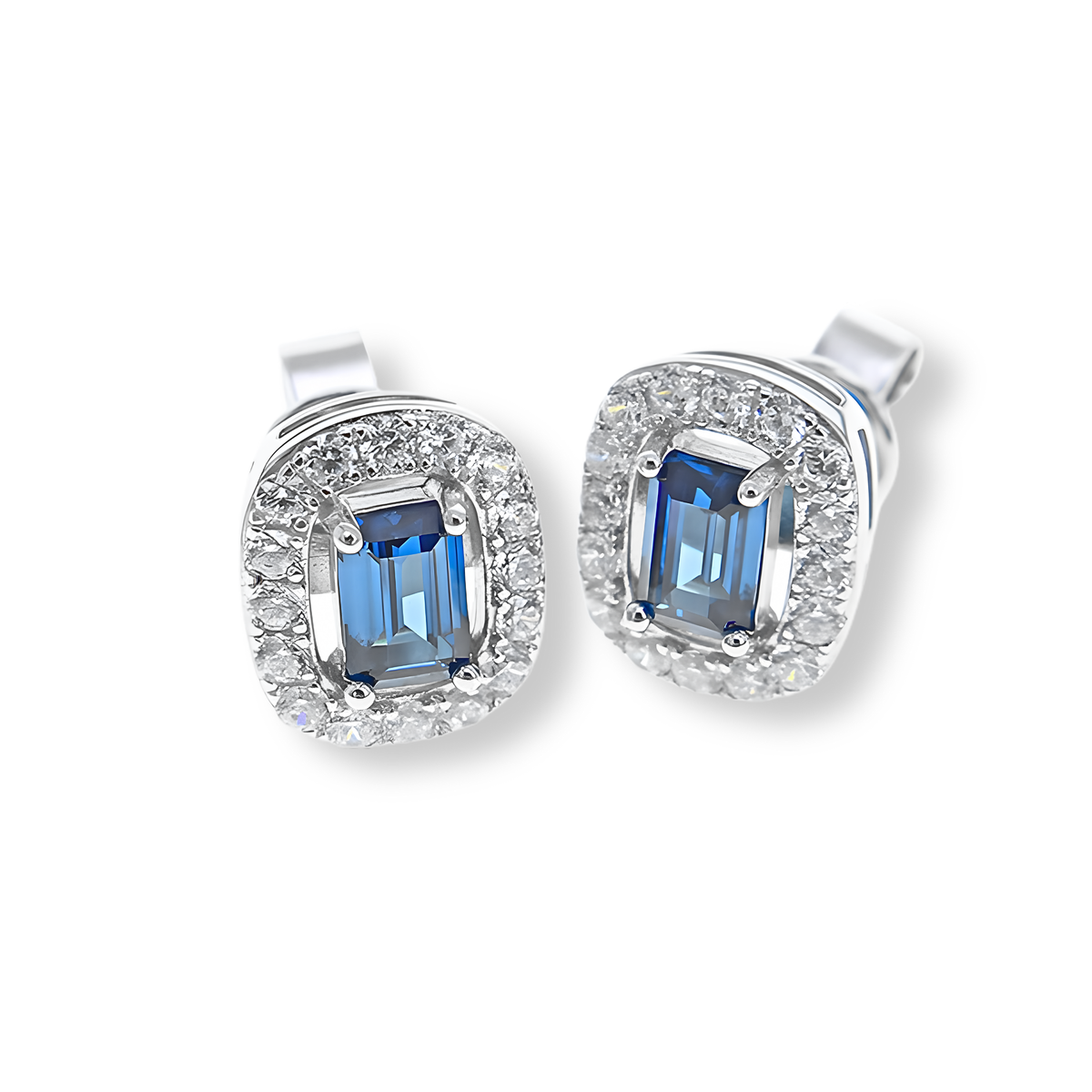 Orecchini Blu Zaffiro