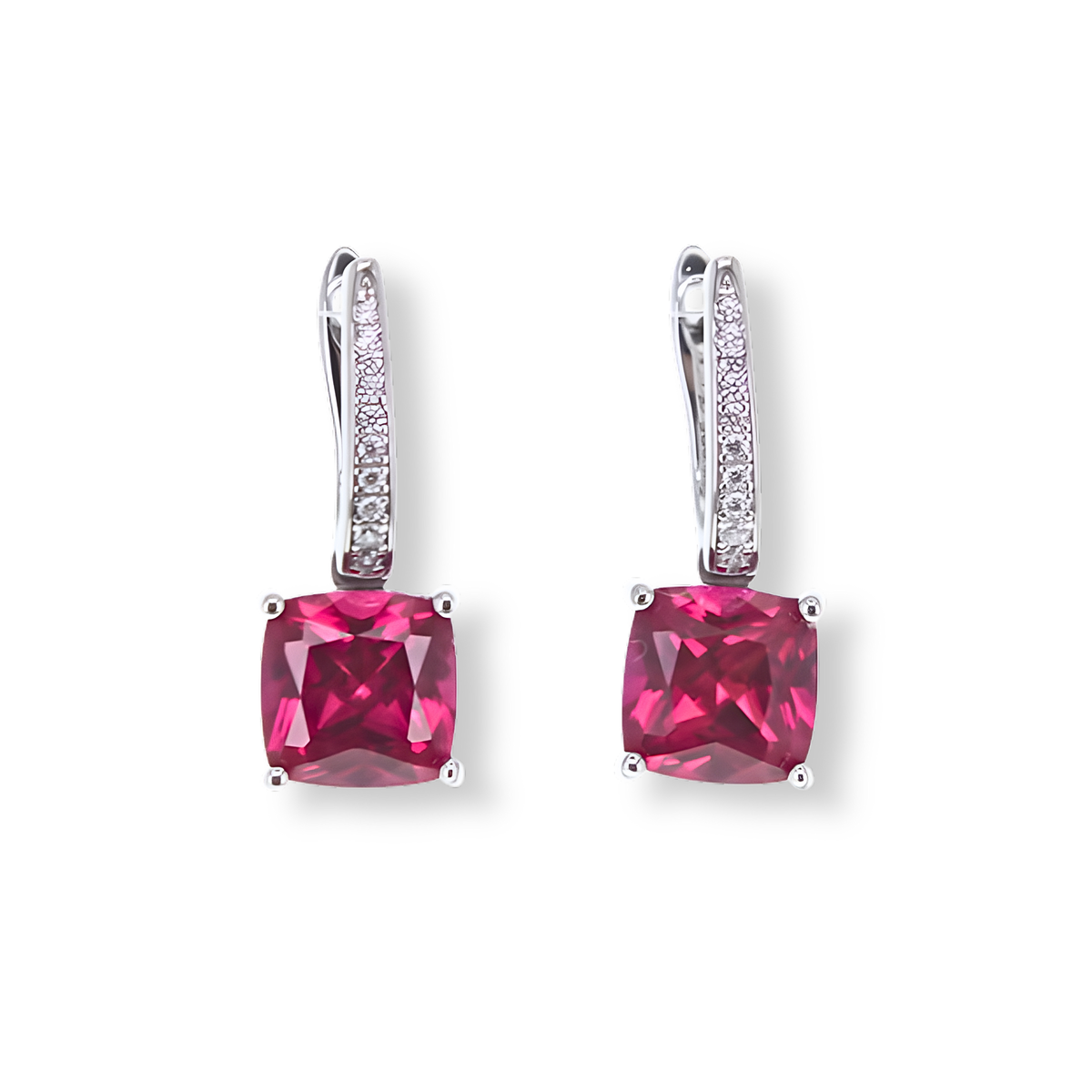 Orecchini Rosso Rubino