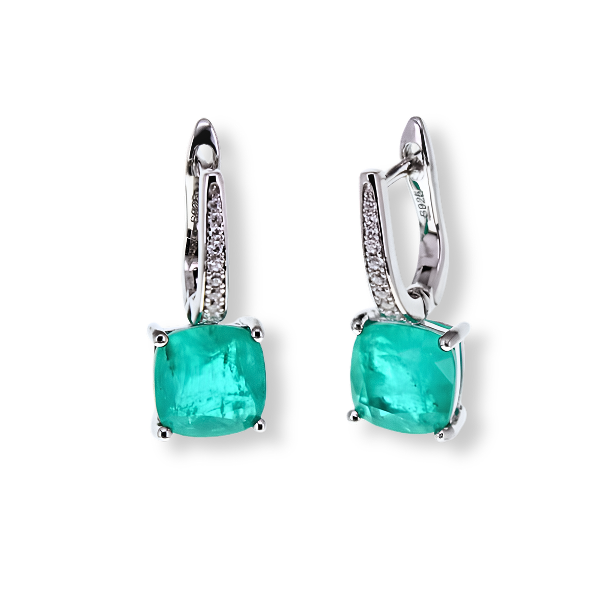 Orecchini Verde Paraiba