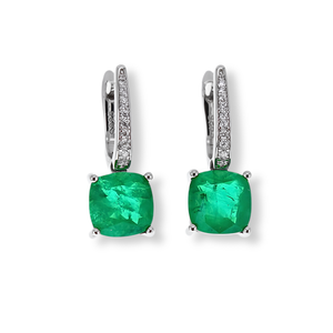 Orecchini Verde Smeraldo