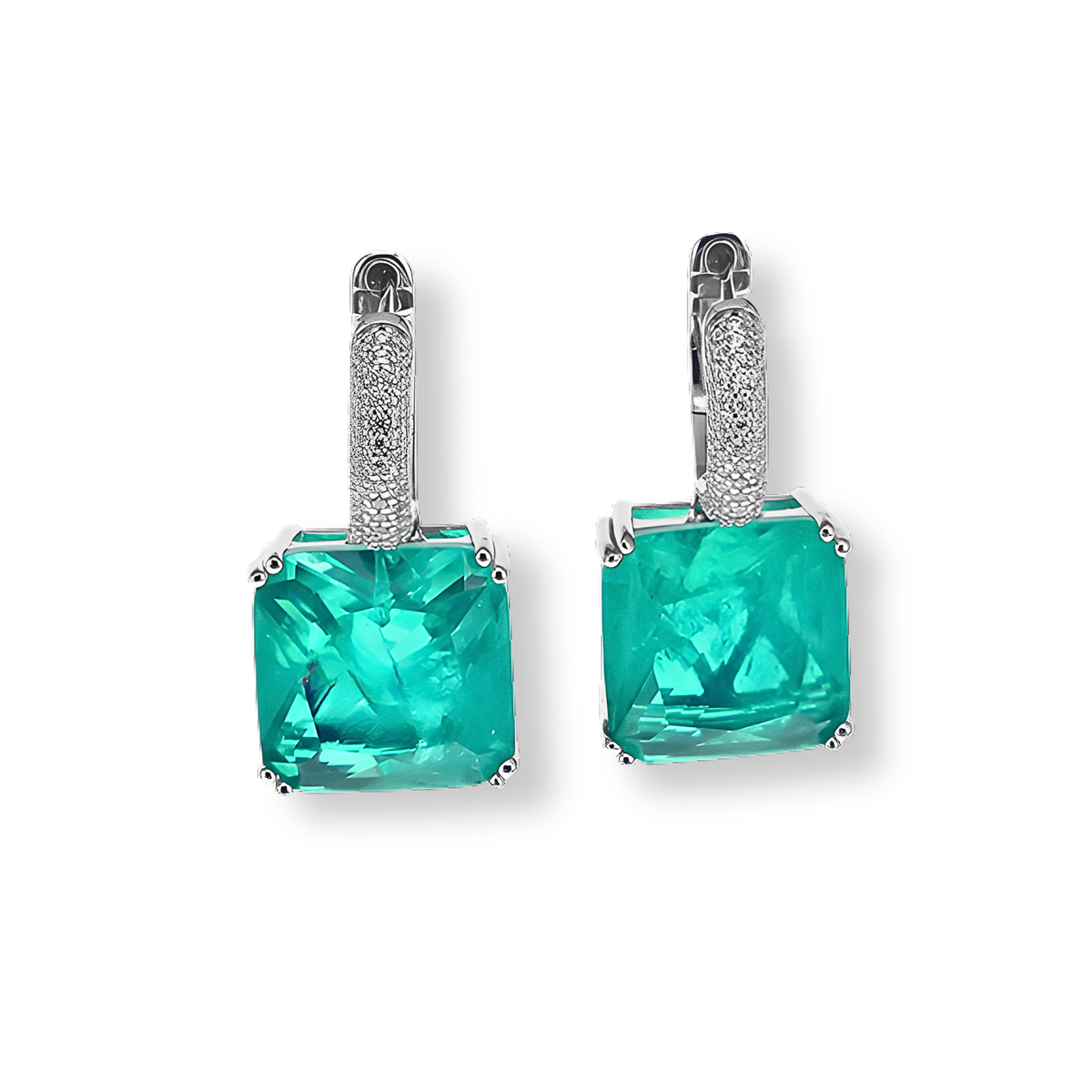 Orecchini Verde Paraiba